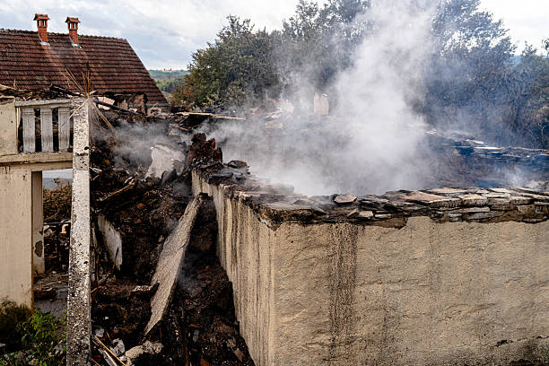 Professional Emergency Fire Cleanup technician working in Hudson, TX